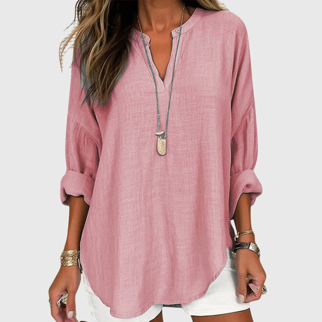 Lena Women's Beach Shirt | Flowy Design, Plus Size Available 3