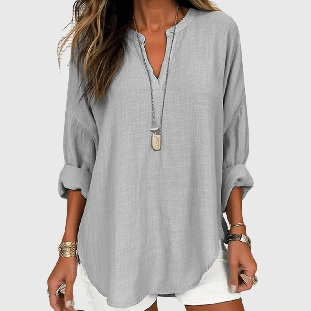Lena Women's Beach Shirt | Flowy Design, Plus Size Available 4