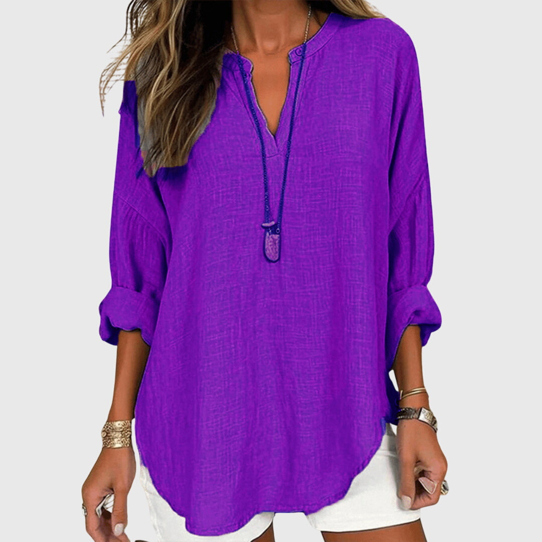 Lena Women's Beach Shirt | Flowy Design, Plus Size Available 5