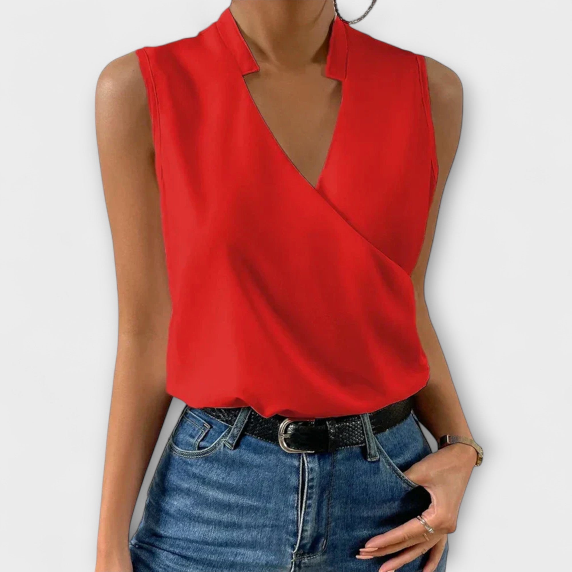 Luxe Women's V-Neck Tank Top | Soft, Breathable Fabric for Going Out 3