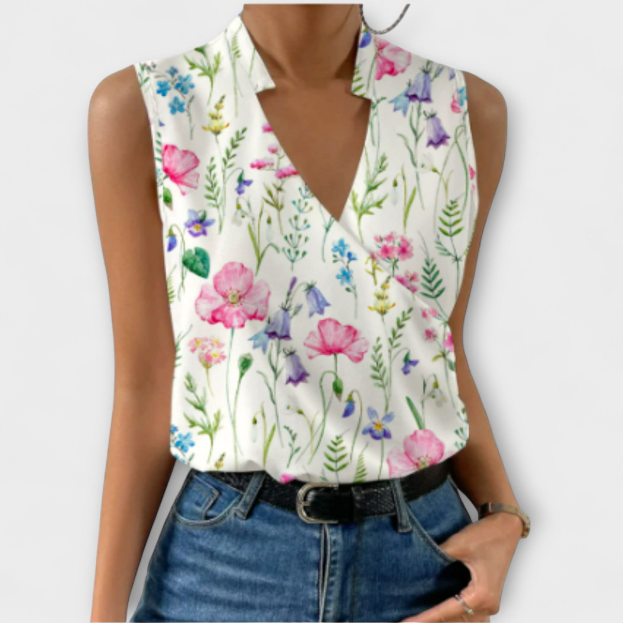 Luxe Women's V-Neck Tank Top | Soft, Breathable Fabric for Going Out 6