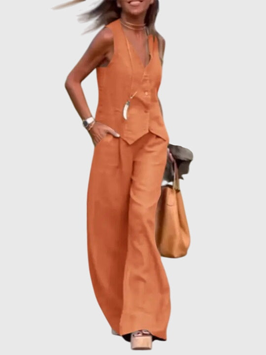 Mabel Women's Two-Piece Set | Lightweight Fabric, Elegant Design 4