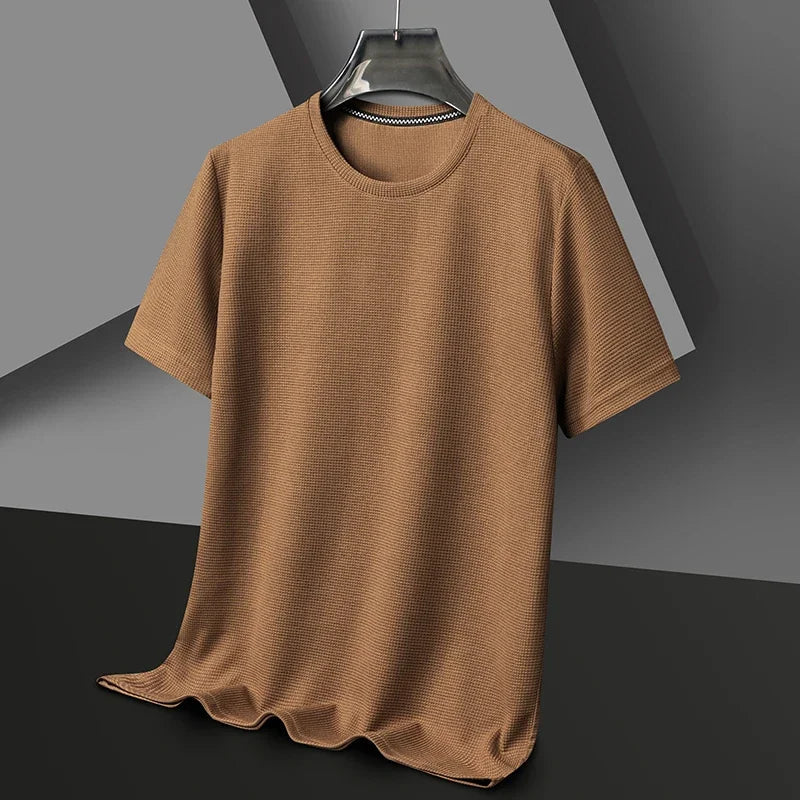 Men's Shirt | Breathable Cotton Waffle, Casual Summer Style 0