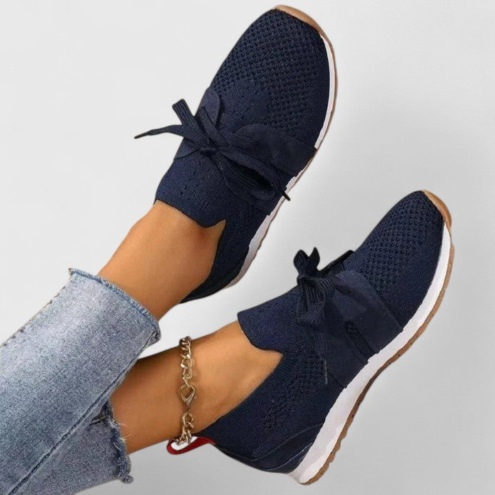 Mikhailah Women's Sneakers | Breathable Slip-On Comfort, Non-Slip Rubber Sole 0