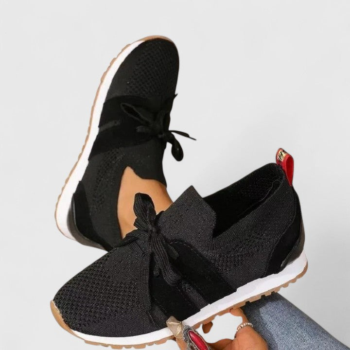 Mikhailah Women's Sneakers | Breathable Slip-On Comfort, Non-Slip Rubber Sole 1