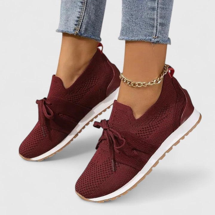 Mikhailah Women's Sneakers | Breathable Slip-On Comfort, Non-Slip Rubber Sole 3