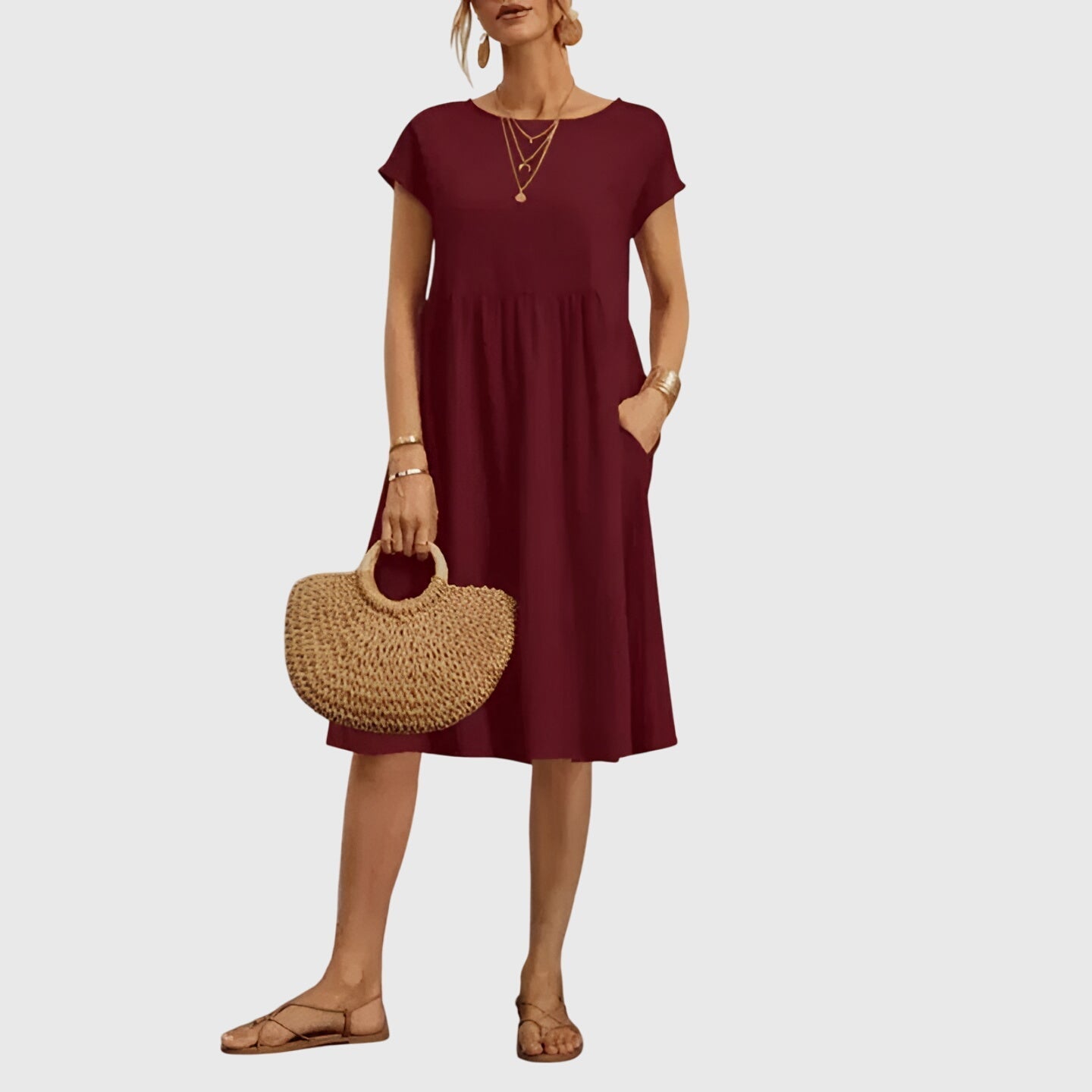 Mirabel Women's Dress | Flattering White Maxi Dress, Versatile Style 4