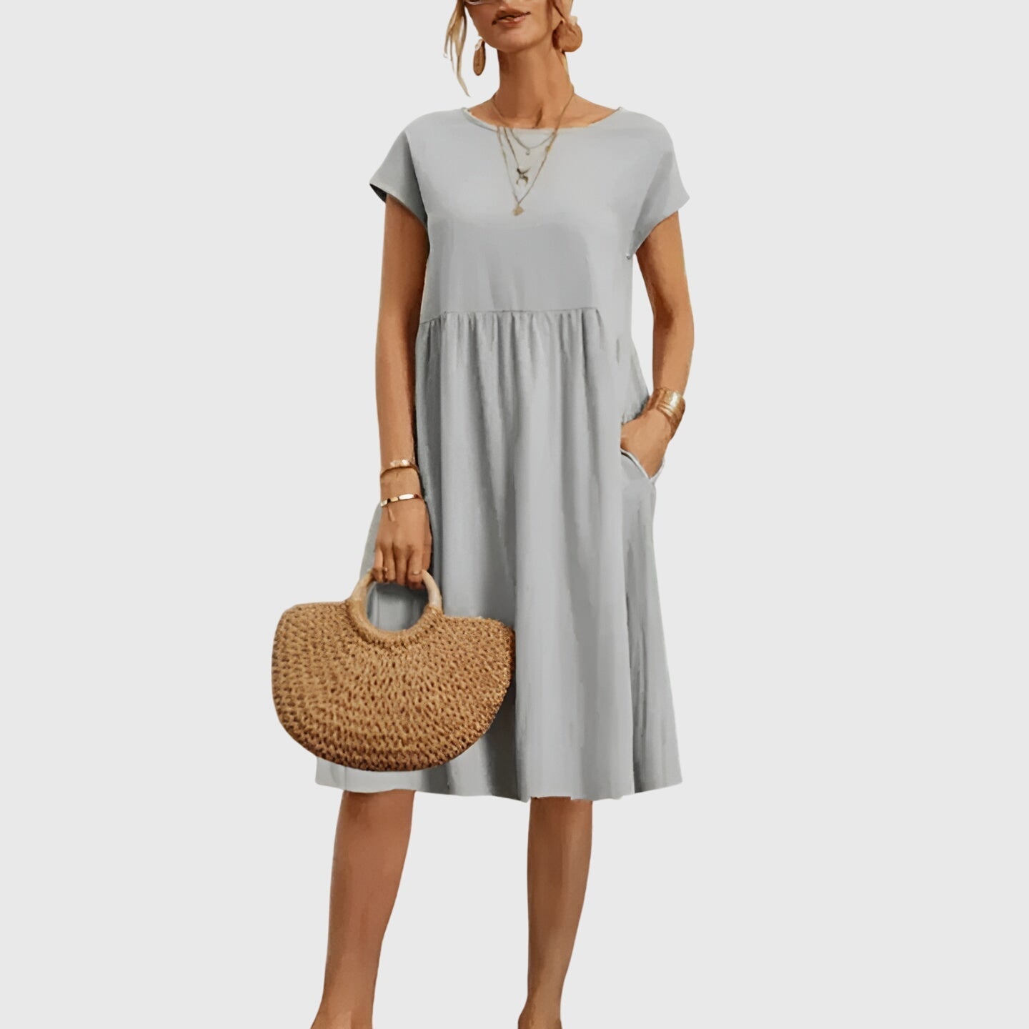 Mirabel Women's Dress | Flattering White Maxi Dress, Versatile Style 5