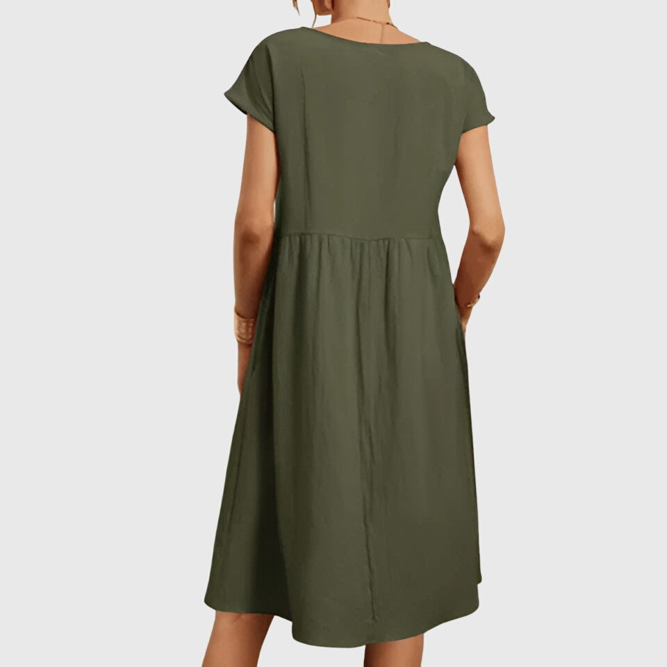 Mirabel Women's Dress | Flattering White Maxi Dress, Versatile Style 6