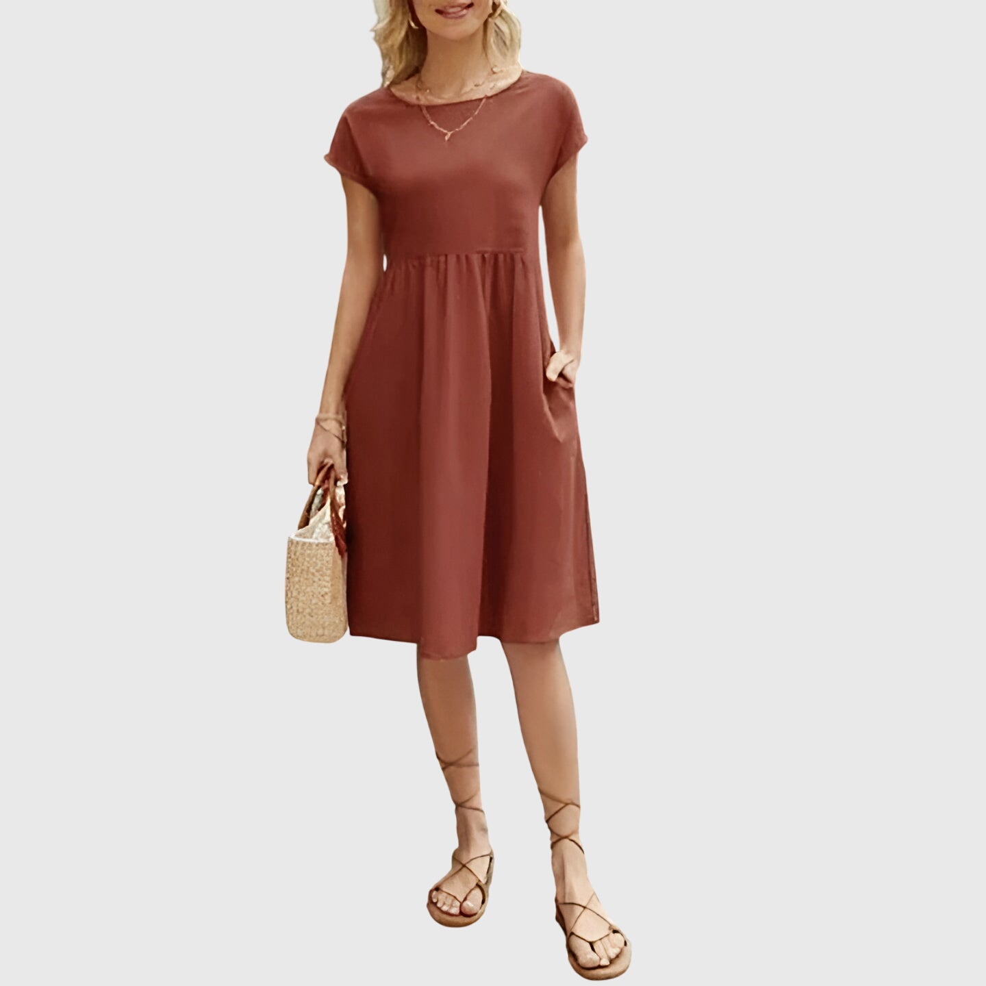 Mirabel Women's Dress | Flattering White Maxi Dress, Versatile Style 8