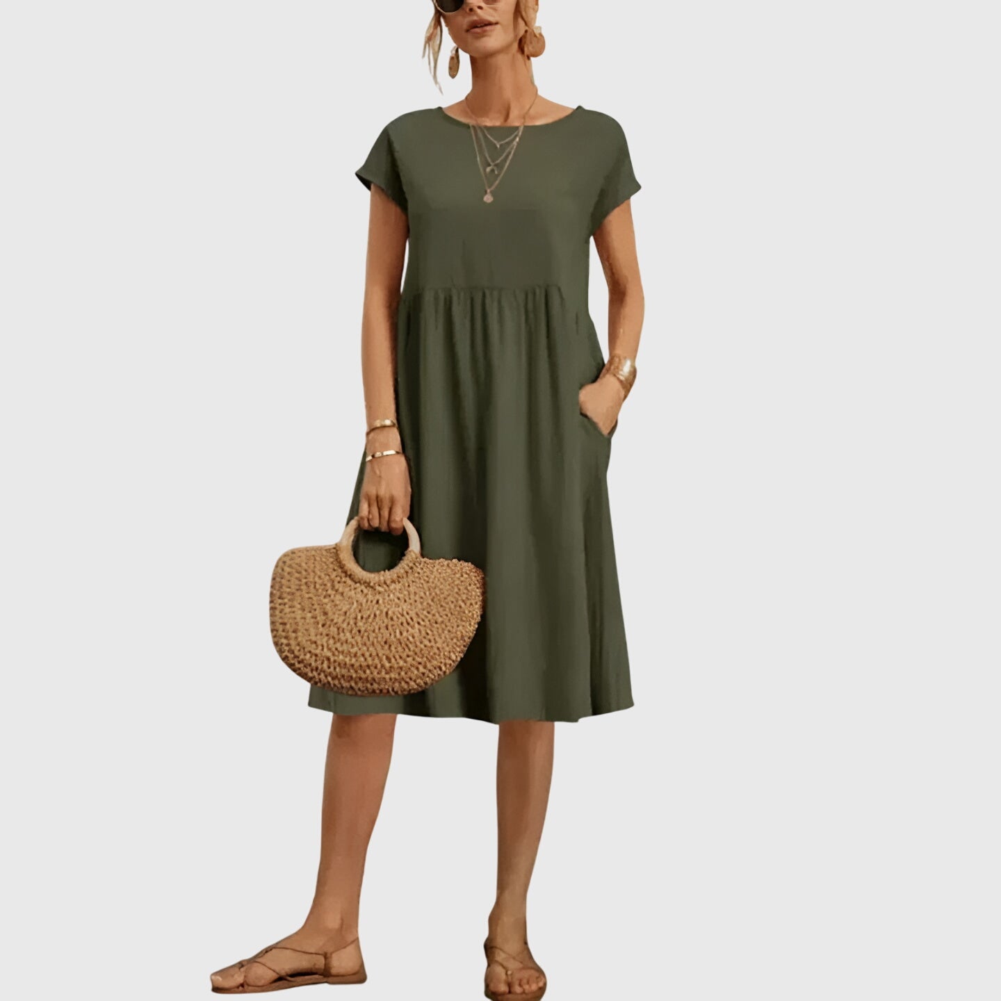 Mirabel Women's Dress | Flattering White Maxi Dress, Versatile Style 9