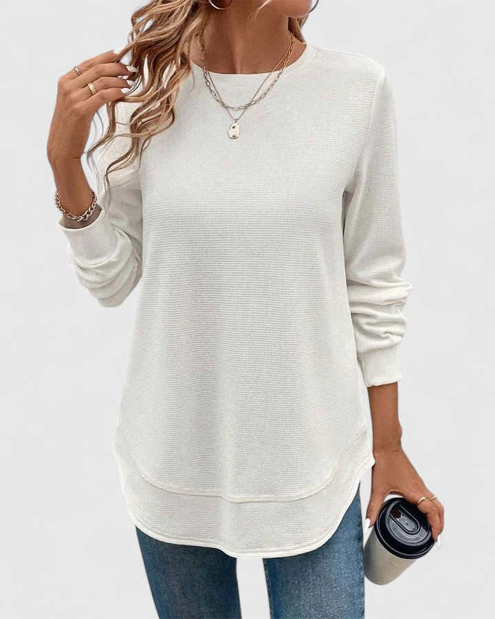 Nadyalyn Women's Top | Soft Fabric, Versatile O-Neck Design 5