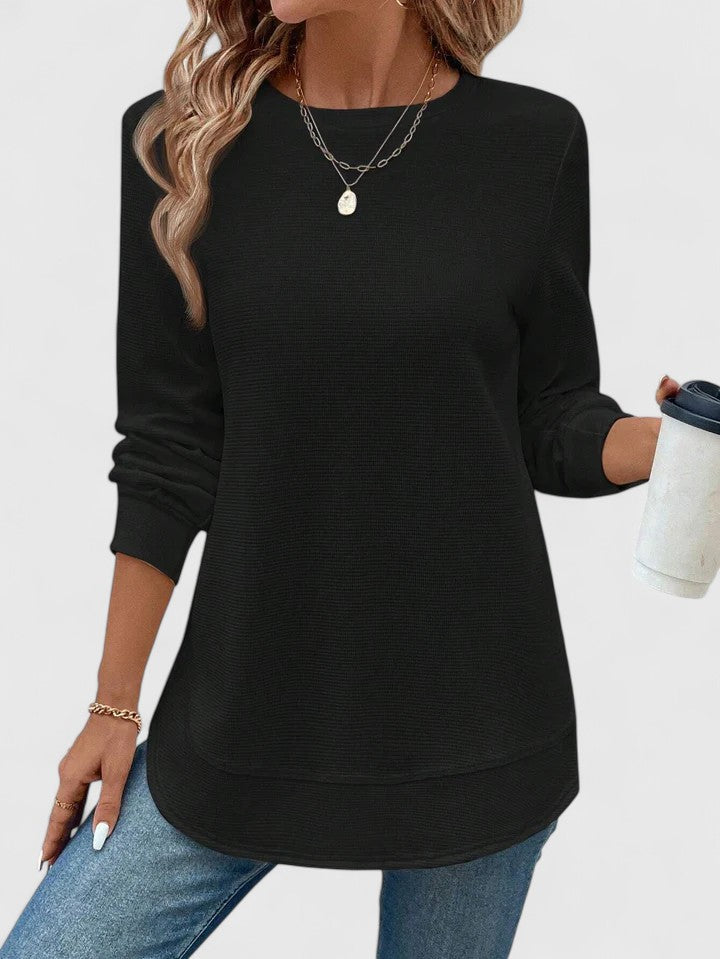 Nadyalyn Women's Top | Soft Fabric, Versatile O-Neck Design 6