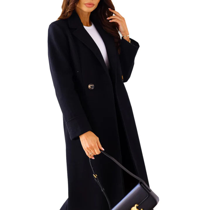 Elegant Warm Women's Winter Coat in Long Size