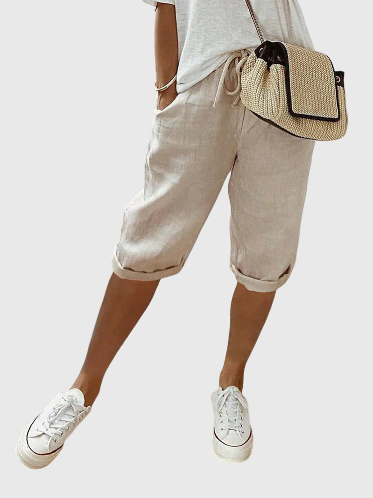 Paisley Women's Pants | Relaxed Fit with Side Pockets, Elegant Design 1