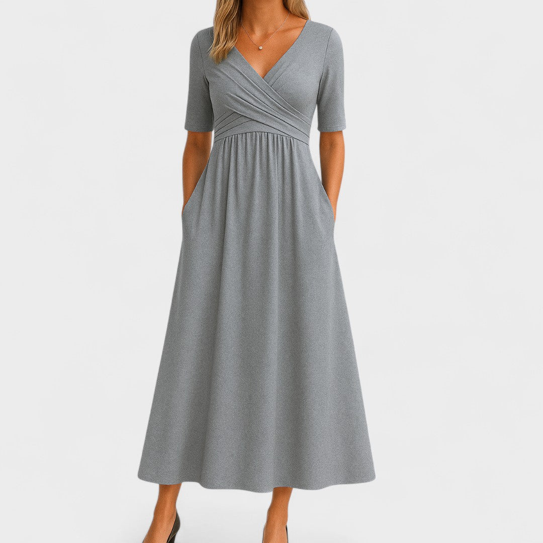 Phoebe Women's Midi Dress | Elegant A-Line Cut, Versatile Style 0