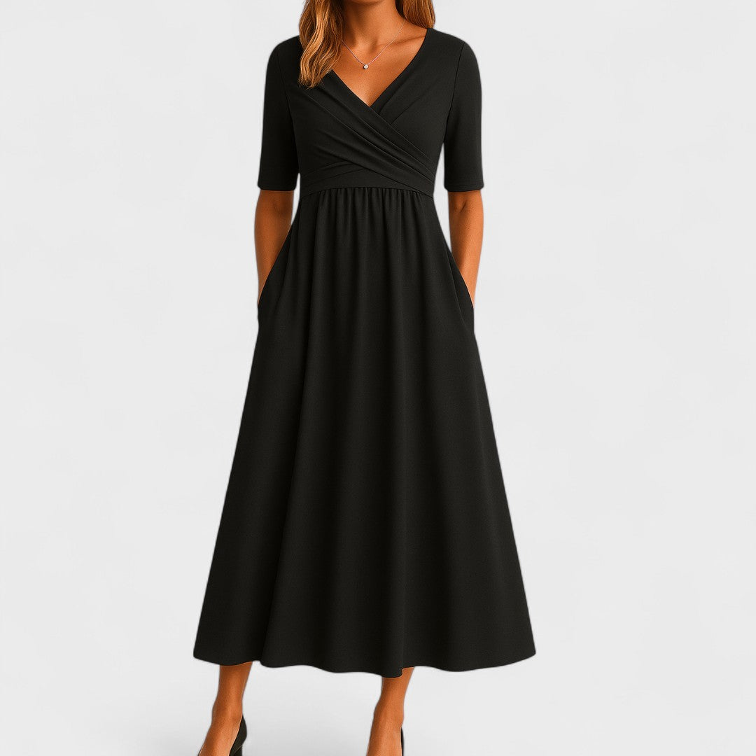 Phoebe Women's Midi Dress | Elegant A-Line Cut, Versatile Style 1