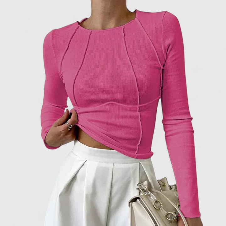 R Stylish Women's Long Sleeve Top | Chic Design, Comfortable Fit 3
