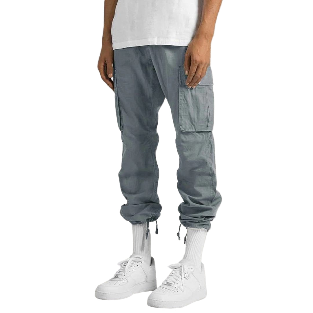 Men’s Relaxed Cargo Trousers – Multi-Pocket Smart-Casual Pants