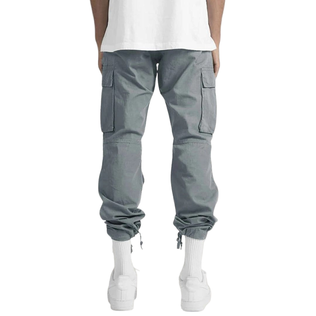 Men’s Relaxed Cargo Trousers – Multi-Pocket Smart-Casual Pants