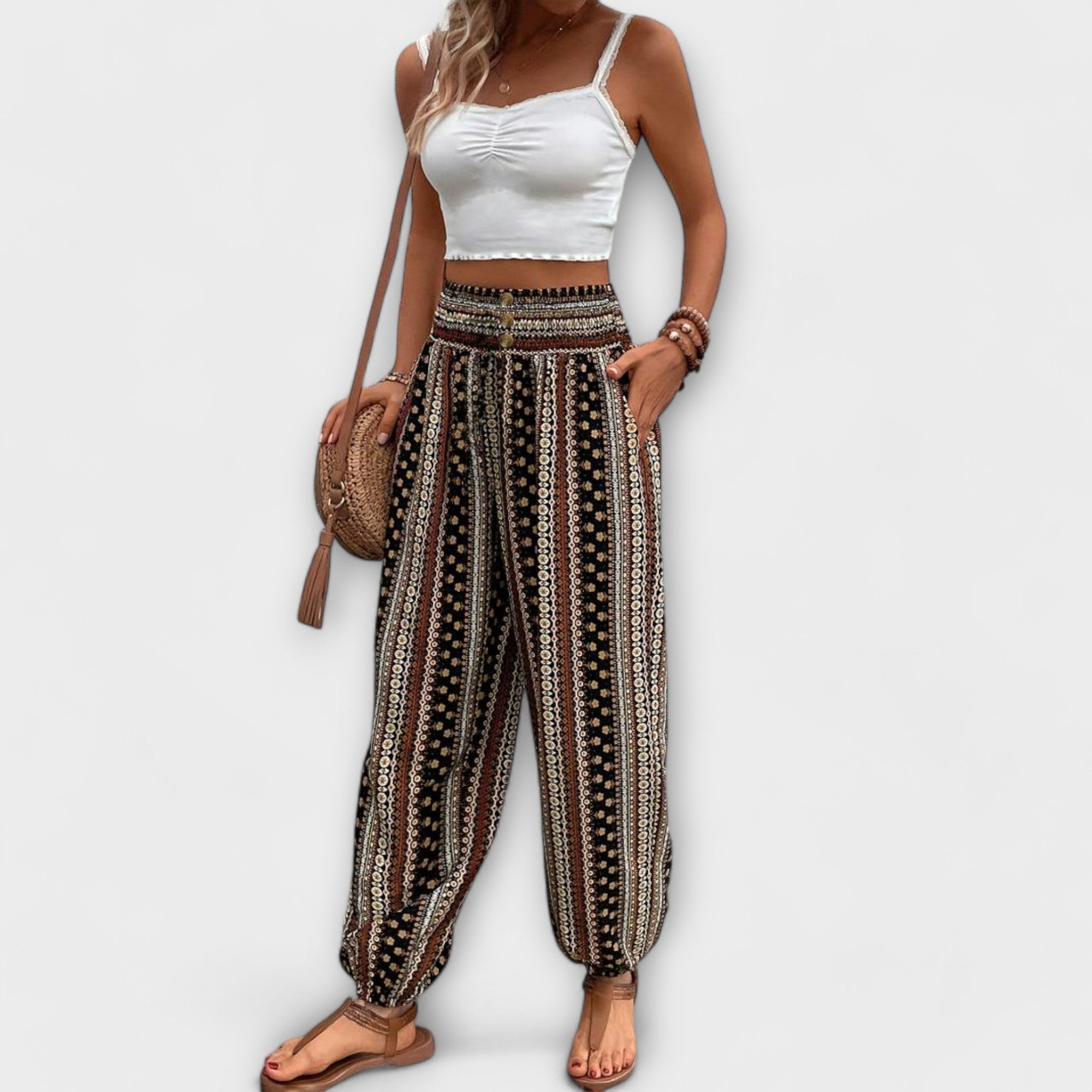 Scarlett Women's Pants | Ethnic Graphic Design, Comfortable Fit 2