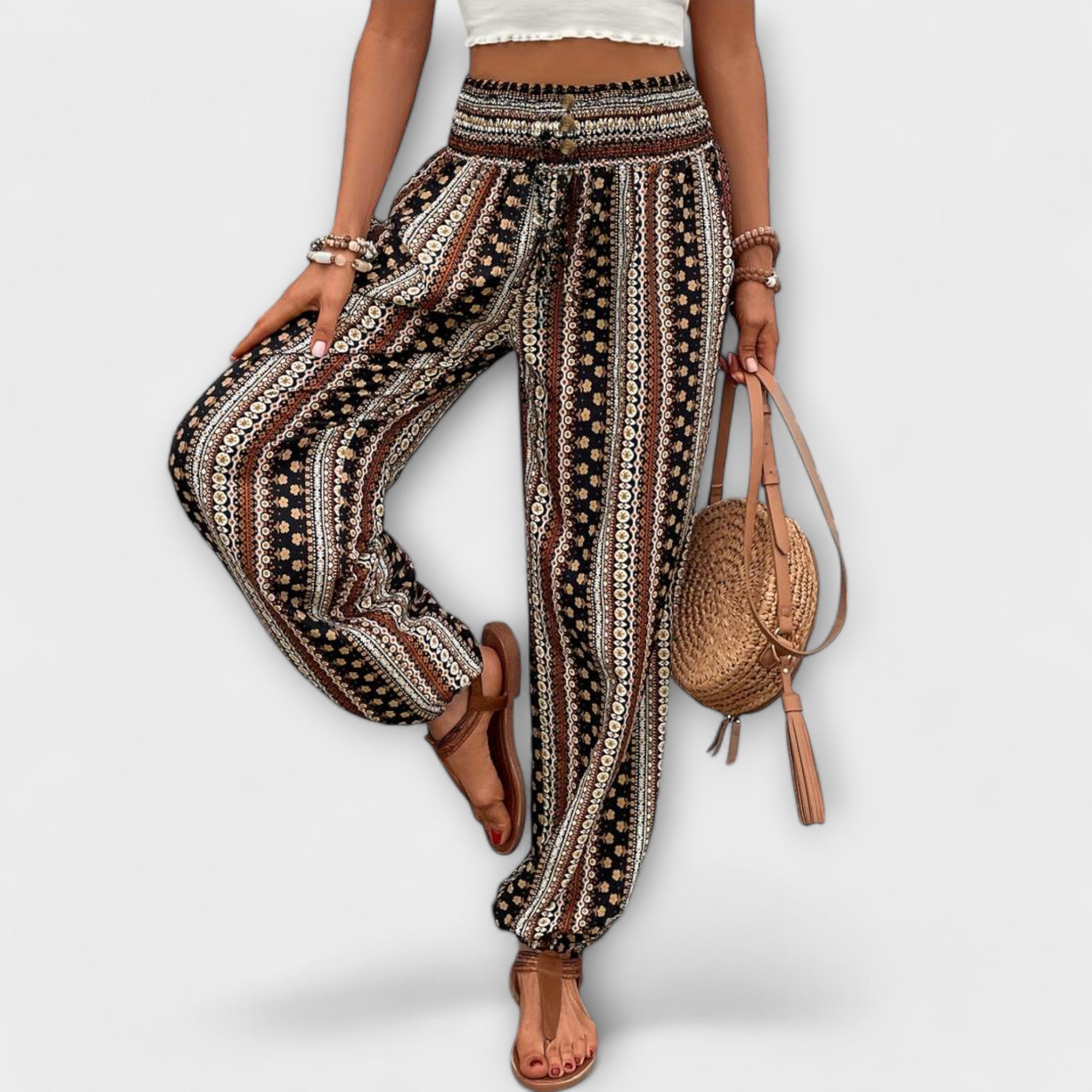 Scarlett Women's Pants | Ethnic Graphic Design, Comfortable Fit 3