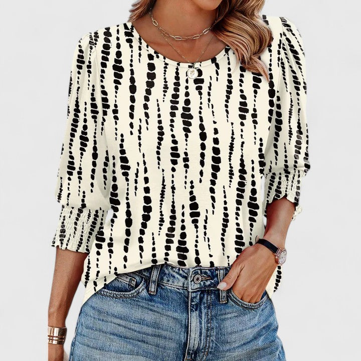 Solara Women's Crop Top | Lightweight Smocked Design, Going Out Style 10