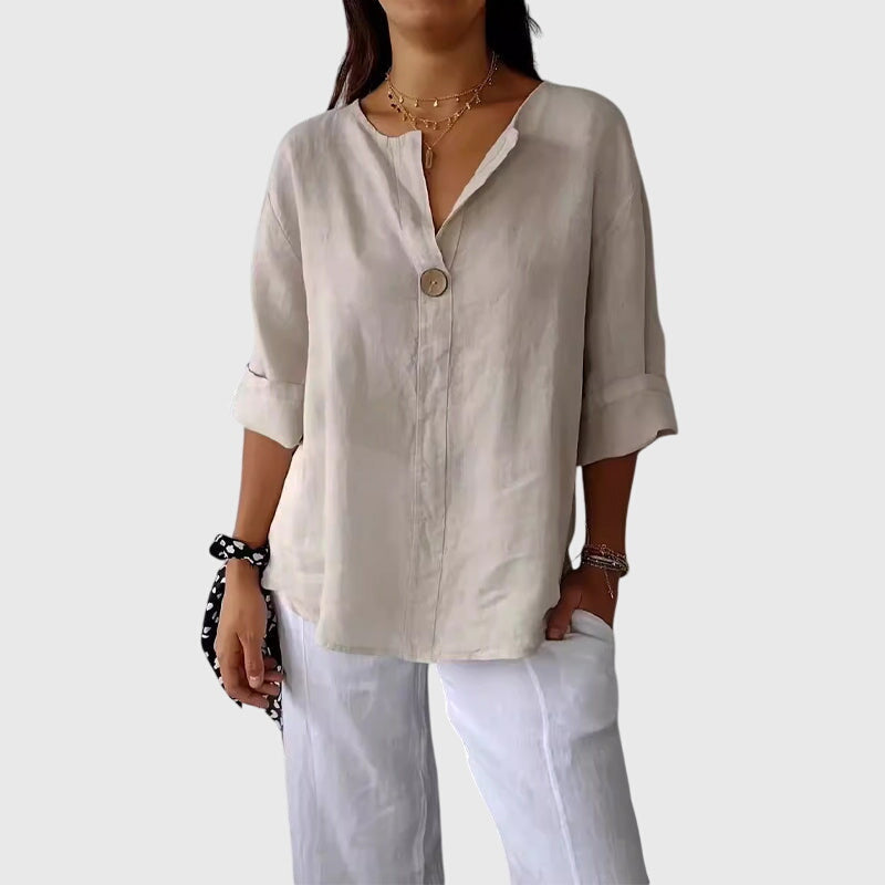 Valentina Women's Blouse | Relaxed Fit, Elegant Design 0