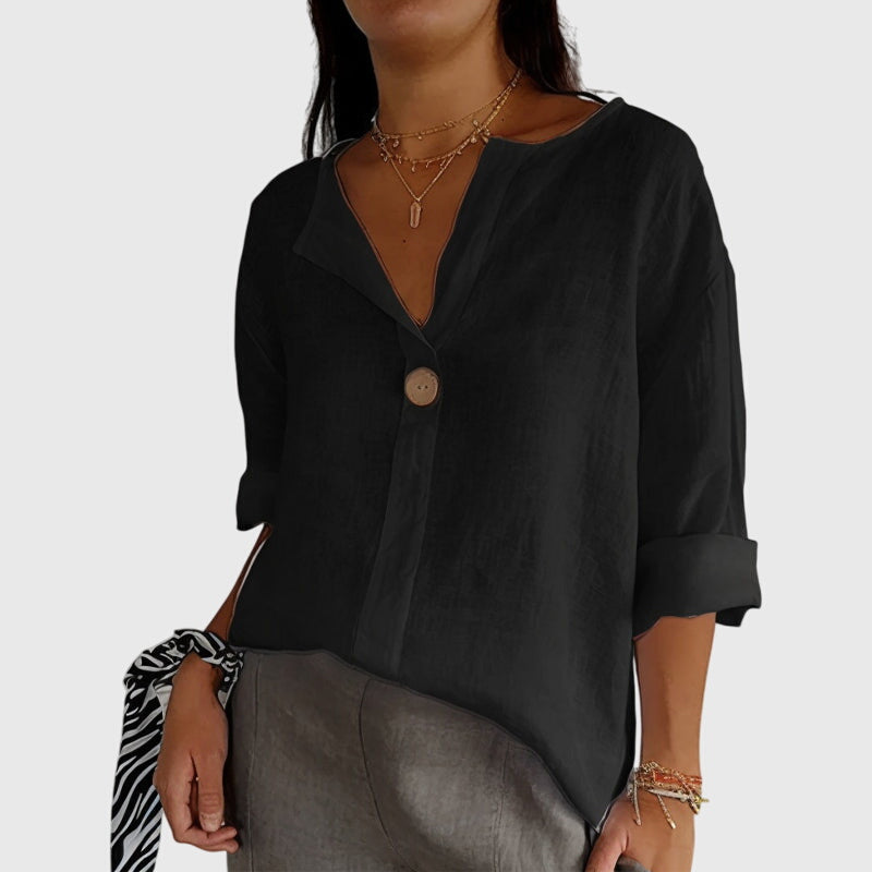 Valentina Women's Blouse | Relaxed Fit, Elegant Design 3