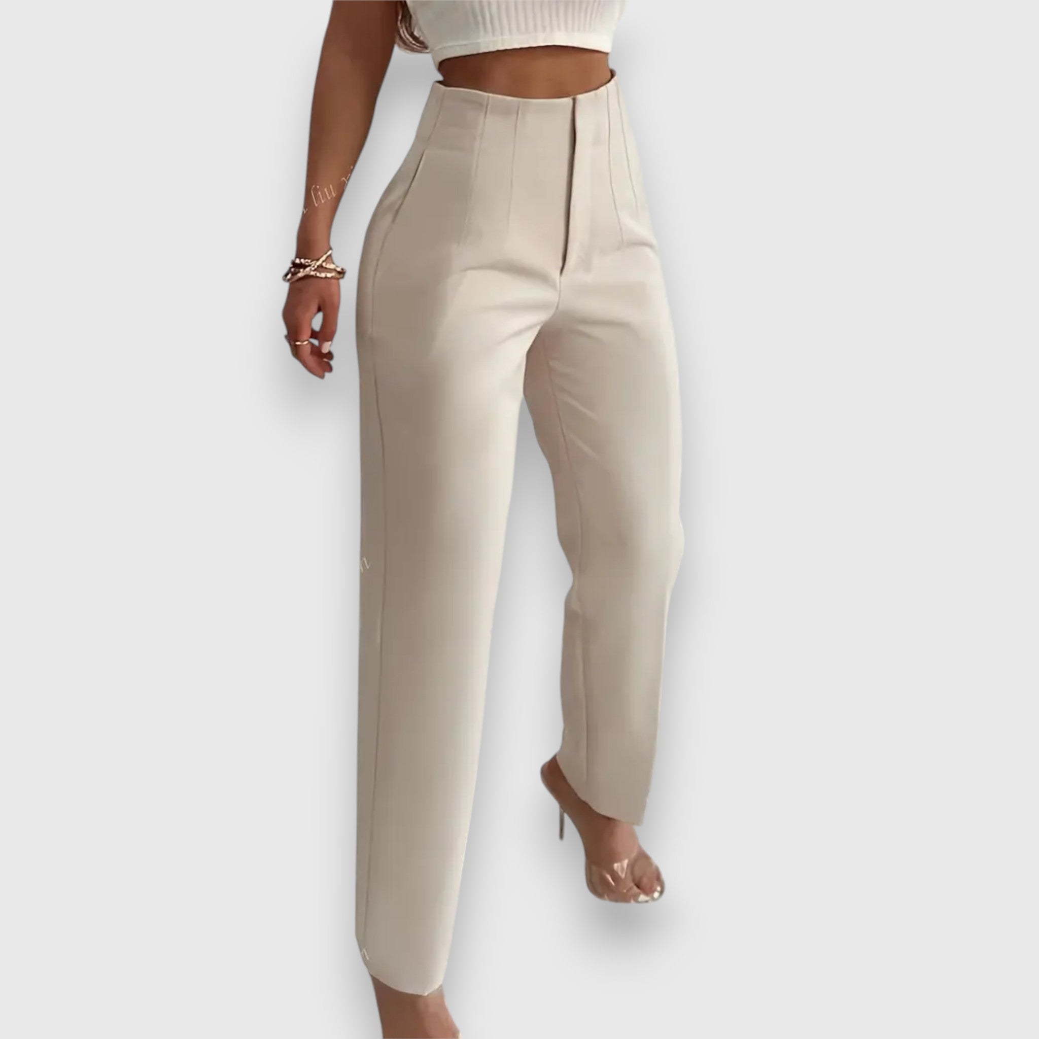 Vibrant Women's Trousers | High-Waisted Straight Leg, Comfortable Fit 0