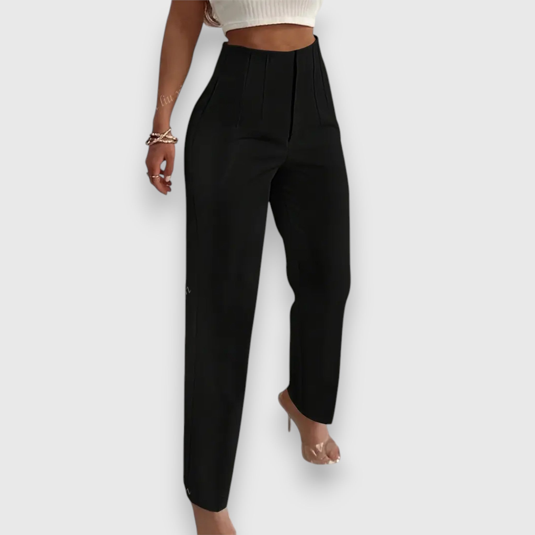 Vibrant Women's Trousers | High-Waisted Straight Leg, Comfortable Fit 2