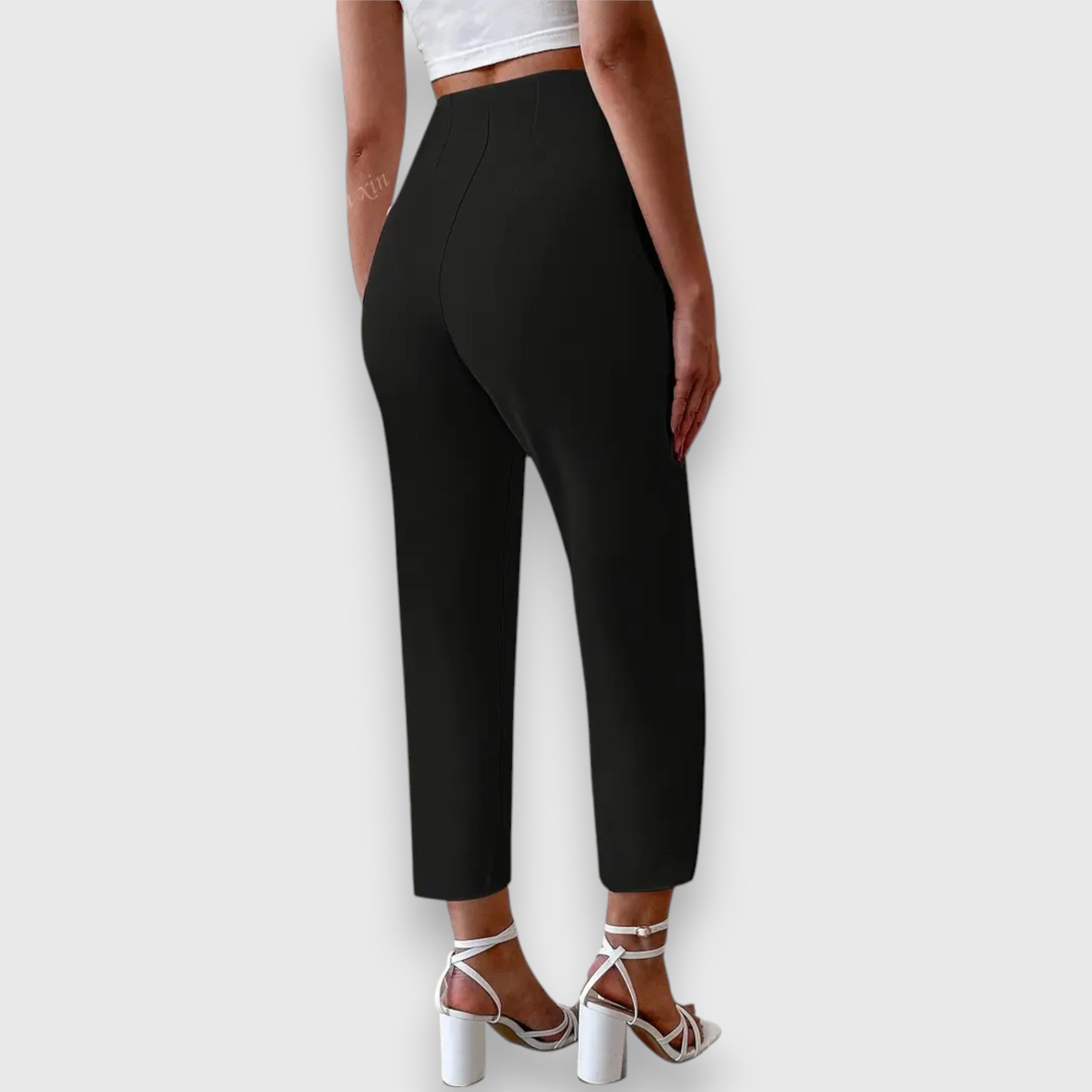 Vibrant Women's Trousers | High-Waisted Straight Leg, Comfortable Fit 3