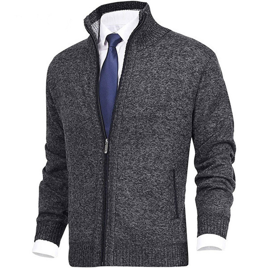Men’s Lightweight Zip-Up Knit Jumper – Smart Layering Top