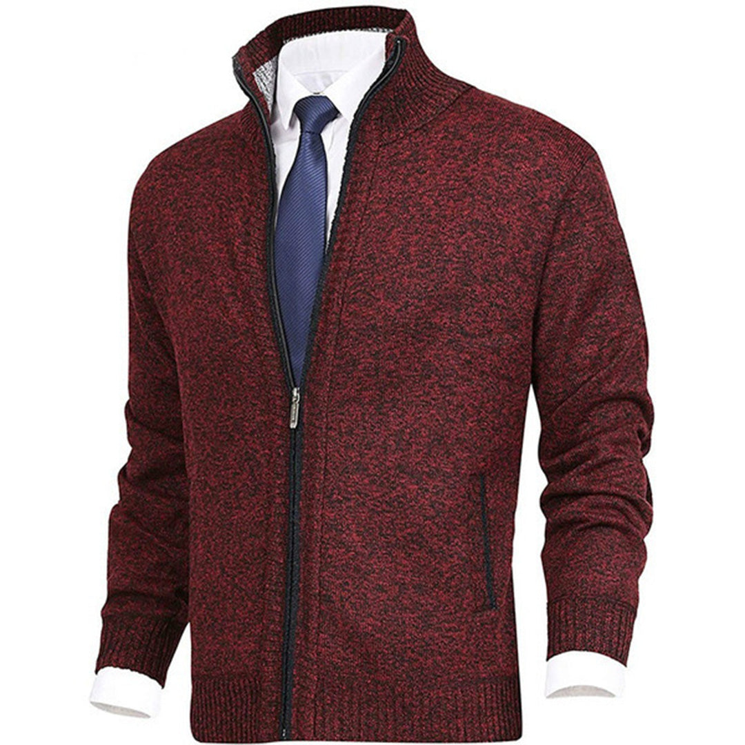 Men’s Lightweight Zip-Up Knit Jumper – Smart Layering Top