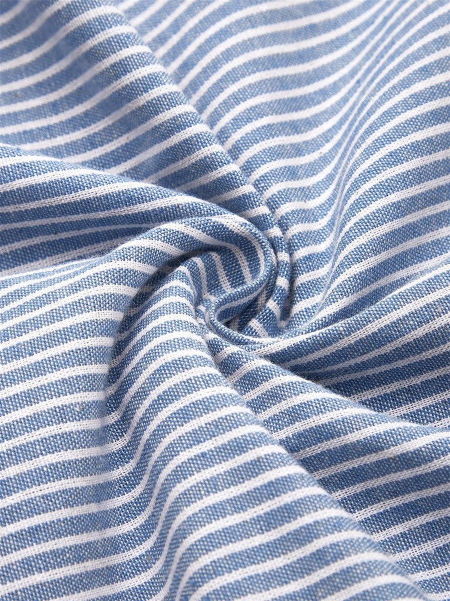 Wanda Women's Midi Dress | Lightweight Striped Design, Casual Summer Style 3