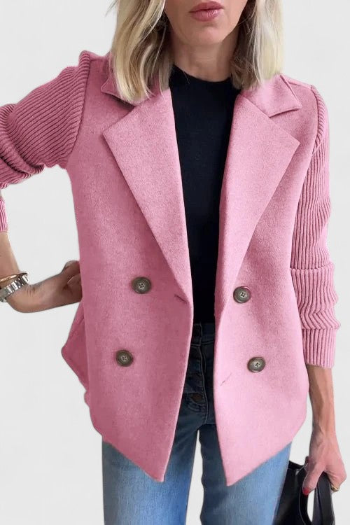Winslet Women's Blazer | Chic Contrast Sleeves, Tailored Fit 0