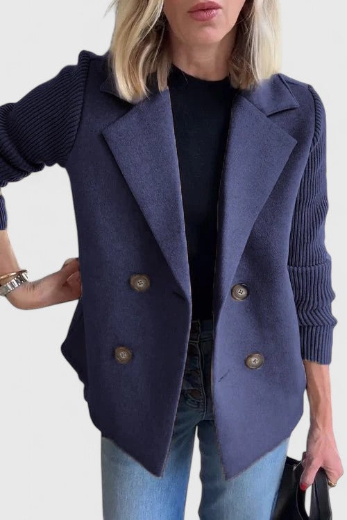 Winslet Women's Blazer | Chic Contrast Sleeves, Tailored Fit 4
