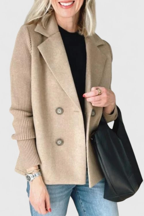 Winslet Women's Blazer | Chic Contrast Sleeves, Tailored Fit 7