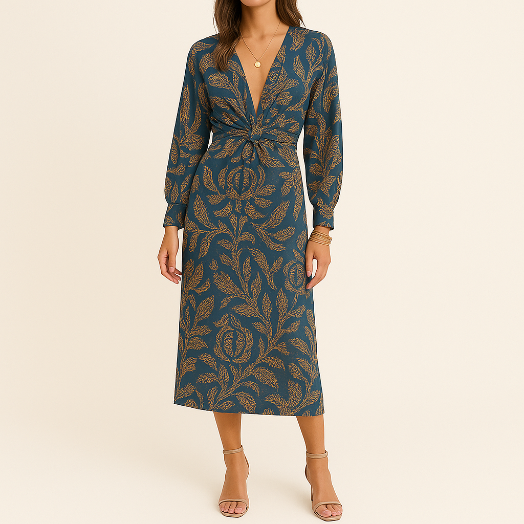 Sustainable Women's Maxi Dress – Breathable Fabric, All-Season Wear
