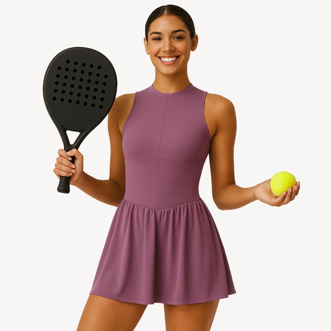 Women’s Court Skort Dress – Sleeveless Style for Tennis & Padel Play