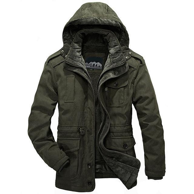 Men’s Weather-Resistant Parka with Warm Insulation – Outdoor Ready