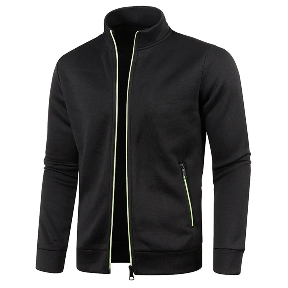 Men’s Casual Zip-Up Vest with Collar – Lightweight Spring Layer
