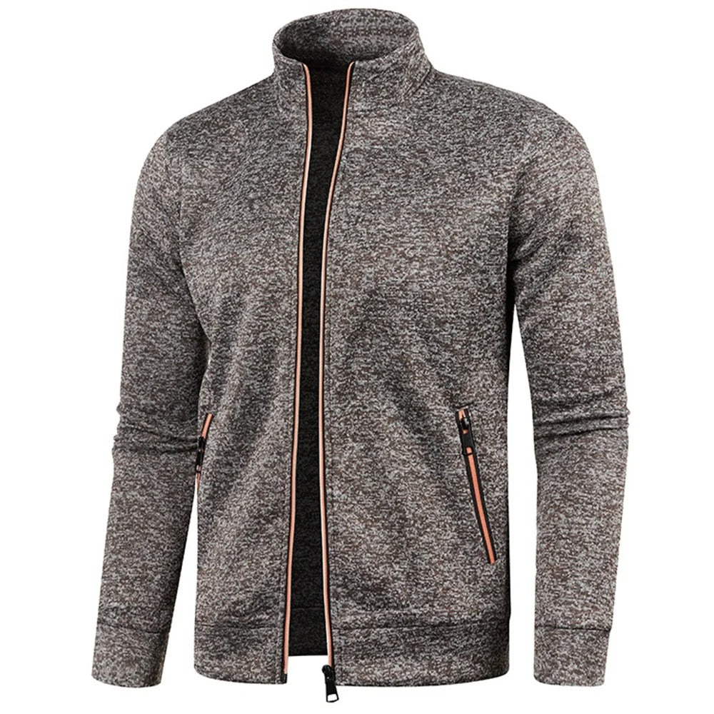 Men’s Casual Zip-Up Vest with Collar – Lightweight Spring Layer