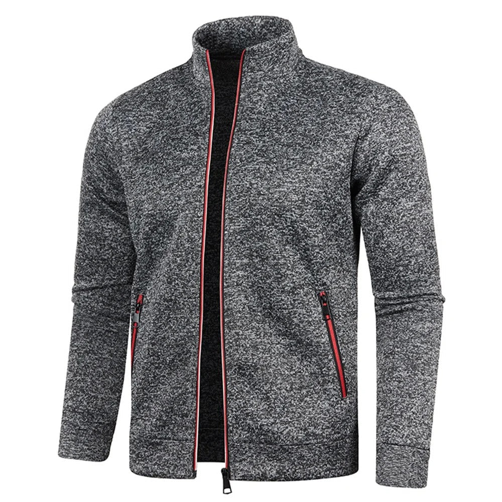 Men’s Casual Zip-Up Vest with Collar – Lightweight Spring Layer
