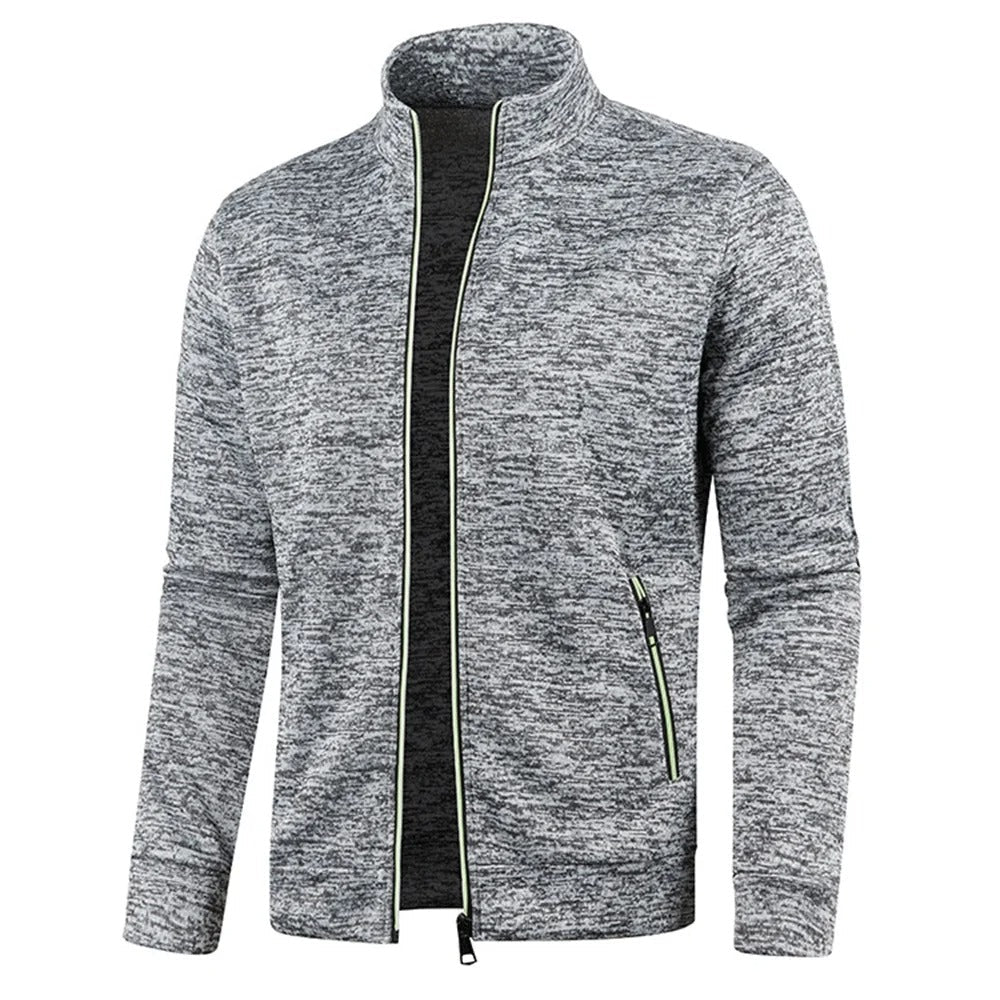 Men’s Casual Zip-Up Vest with Collar – Lightweight Spring Layer
