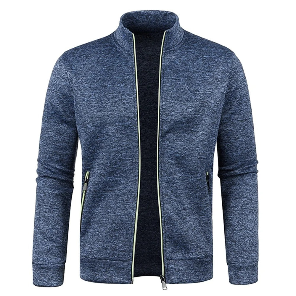 Men’s Casual Zip-Up Vest with Collar – Lightweight Spring Layer